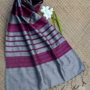 Gheecha Stole with Multi-border – MCASTR012
