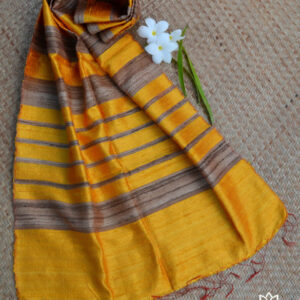 Gheecha Stole with Multi-border – MCASTR013