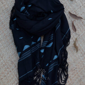 Classic Wool Jamdani Stole – MCSTWJ008